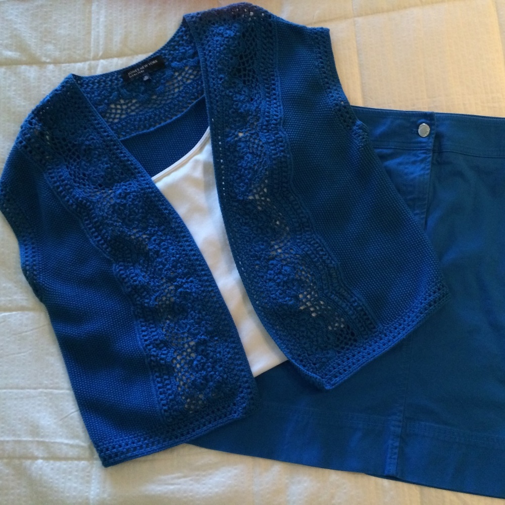 JONES NEW YORK SKIRT & VEST